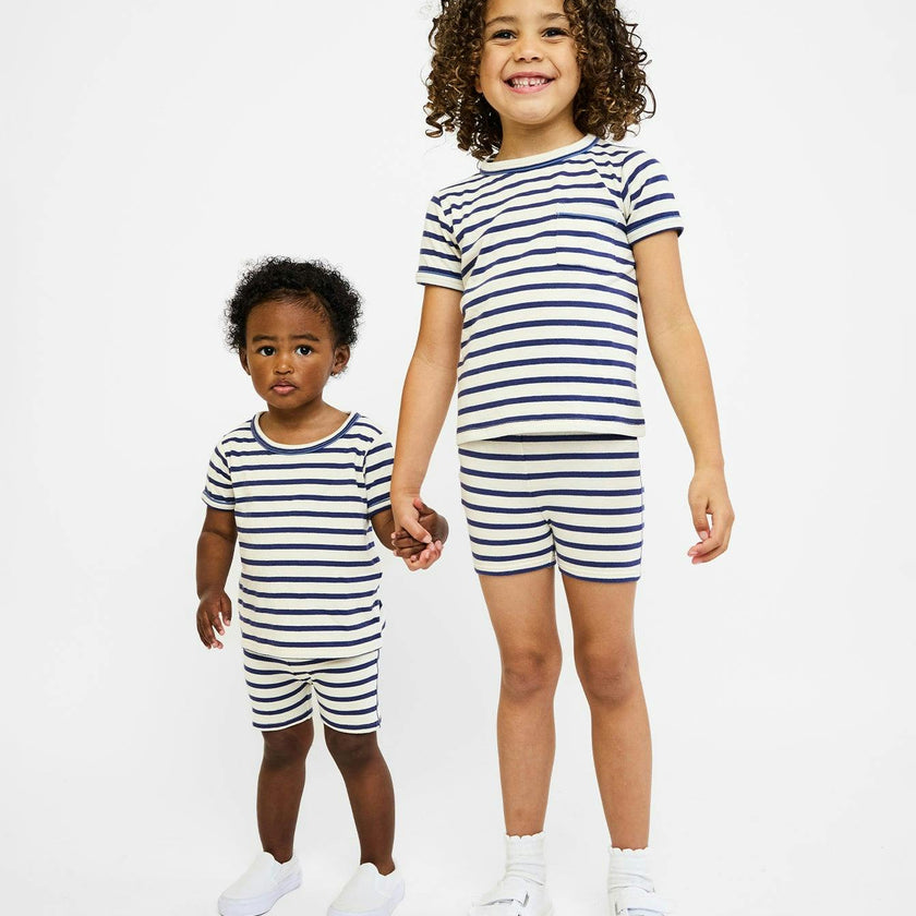 Harley Short, Navy Stripe