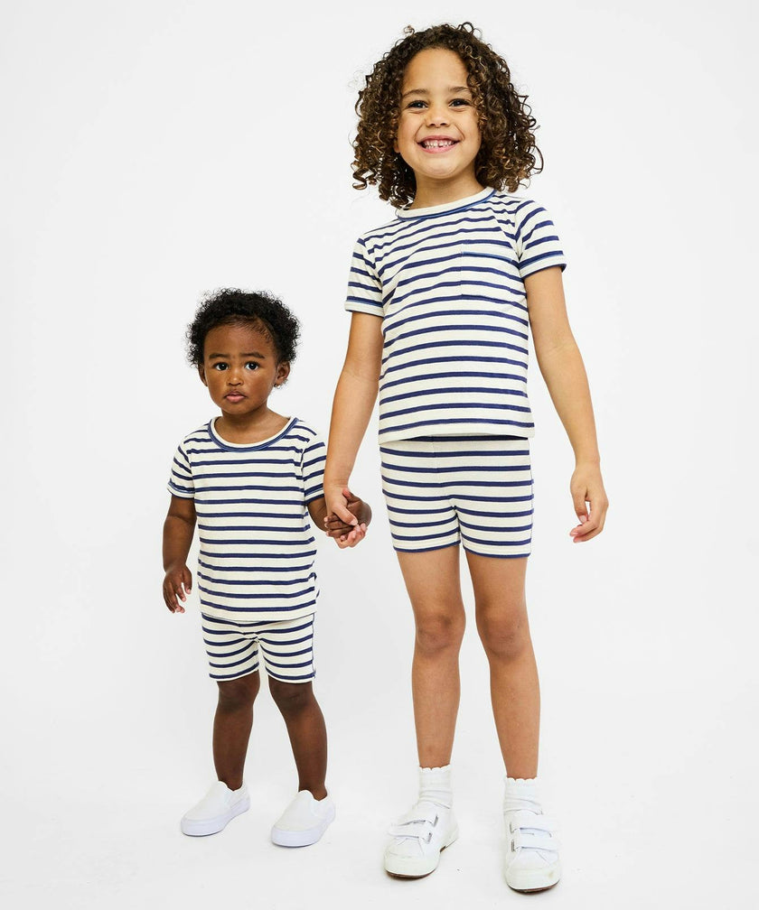 Harley Short, Navy Stripe