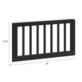 Toddler Bed Conversion Kit in Archival Black
