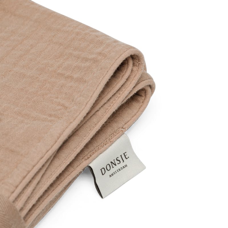 Ploekie Muslin Blanket XL | Fluffy Bunny | Rose Mocha