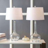 Bette 28.5" Glass Teardrop LED Table Lamp Set 2