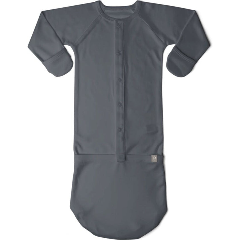 24 HOUR CONVERTIBLE GOWN | MIDNIGHT — Bamboo Organic Cotton Blend