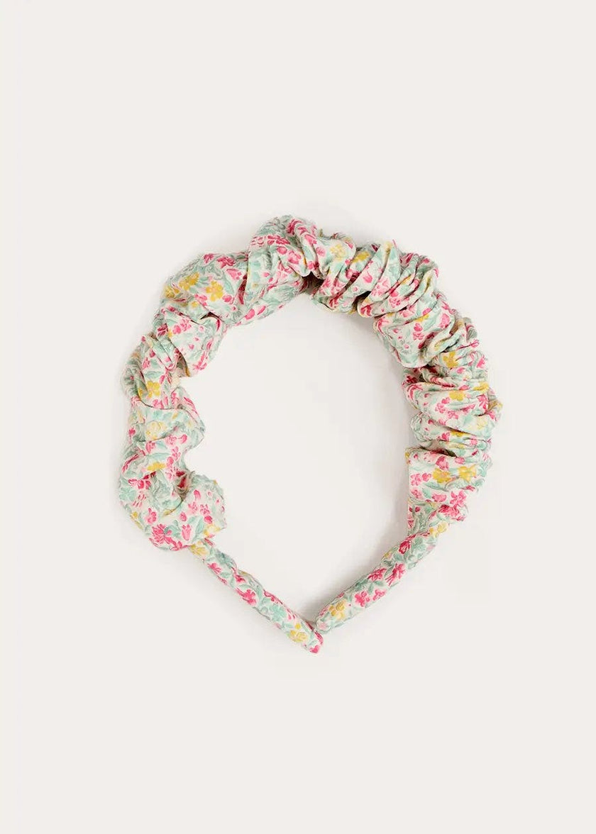 Adelaide Floral Scrunchie Hairband
