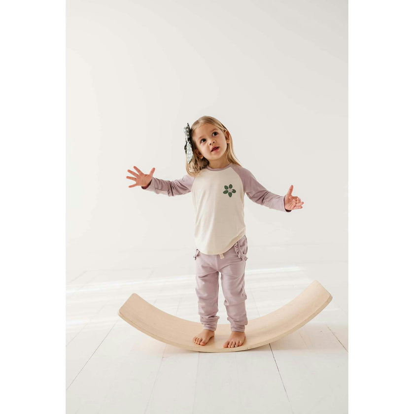 Girl's Long Sleeve Baseball Tee