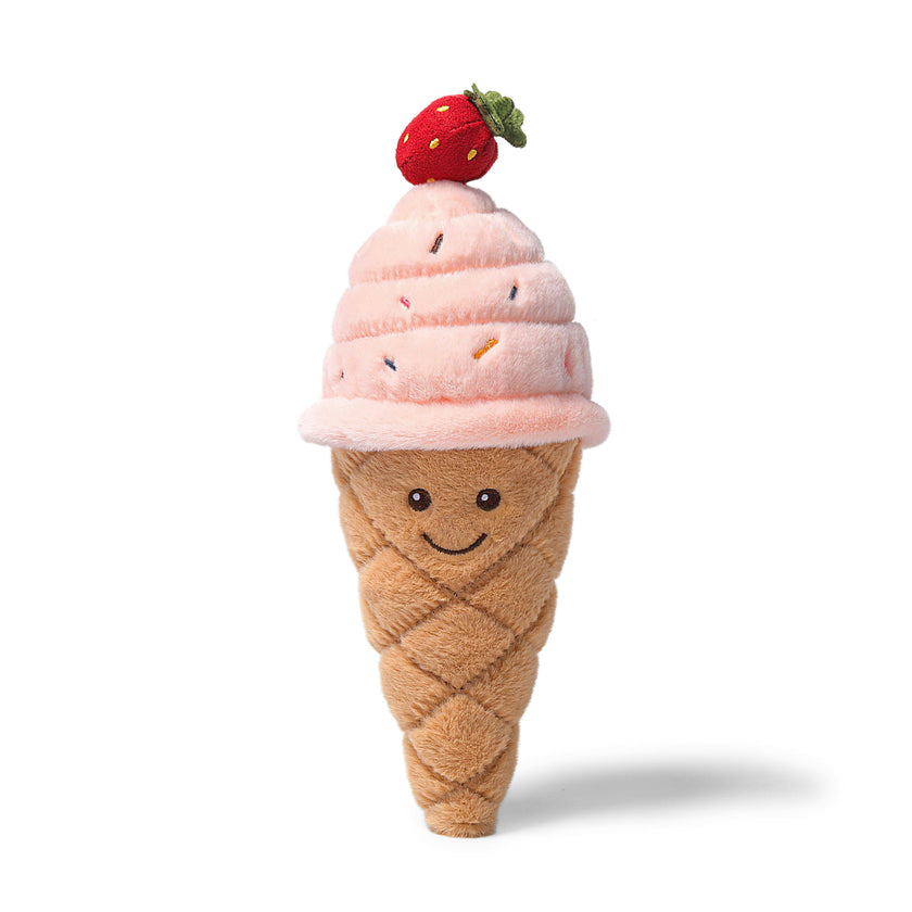 McHugs Strawberry Ice Cream Weighted Plush 18cm