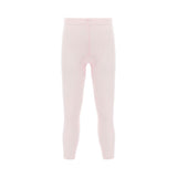Pink Plain Solid Tights