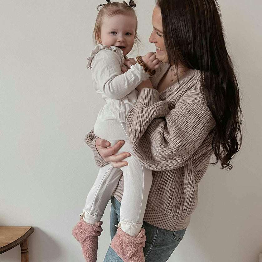 Sherpa Snap Booties