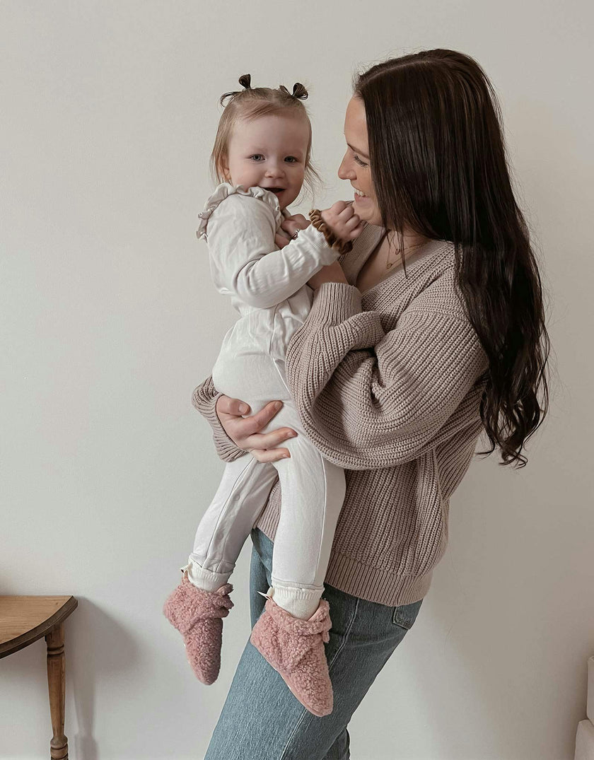 Sherpa Snap Booties