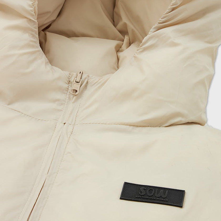 Cropped Lightweight Reversible Puffer