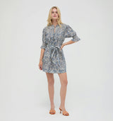 The Zinnia Mini Dress -  Chedworth Paisley Blue