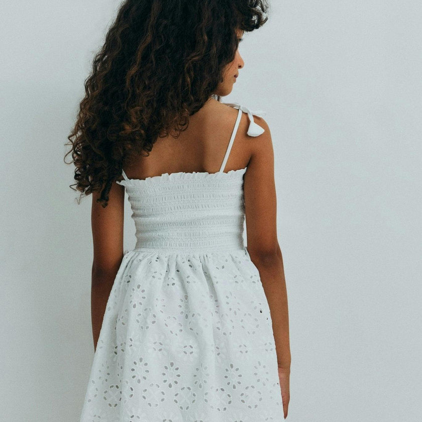 Sakura Dress Pure Cloud