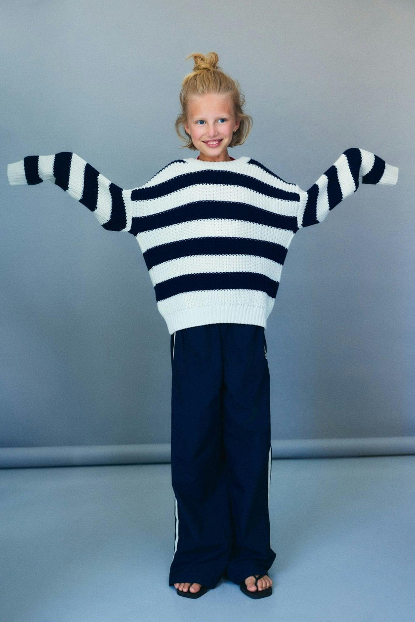 Musa Teen Jumper Summer Midnight Knit Stripes