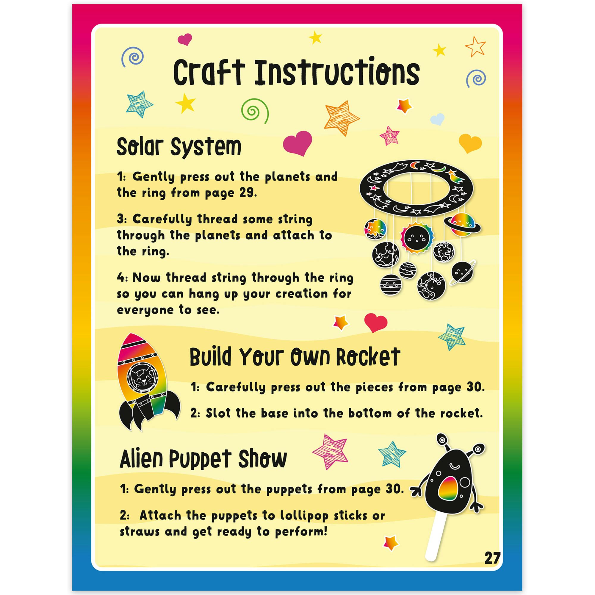 Scratch & Glitter Activity Book: Space