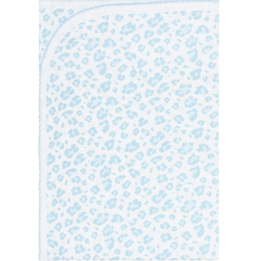 Blue Cheetah Print Blanket
