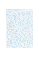 Blue Cheetah Print Blanket