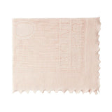 BONPOINT Embroidered Knit Blanket - Rose Pale