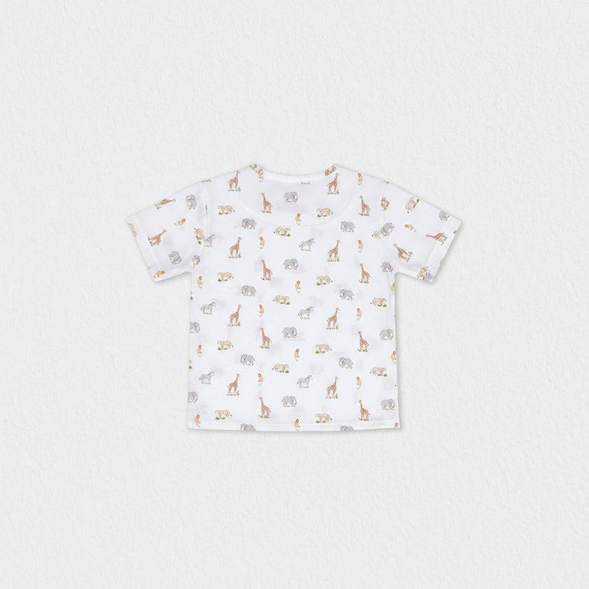 Alfred Baby T-shirt Short Sleeve, Off-White Jungle