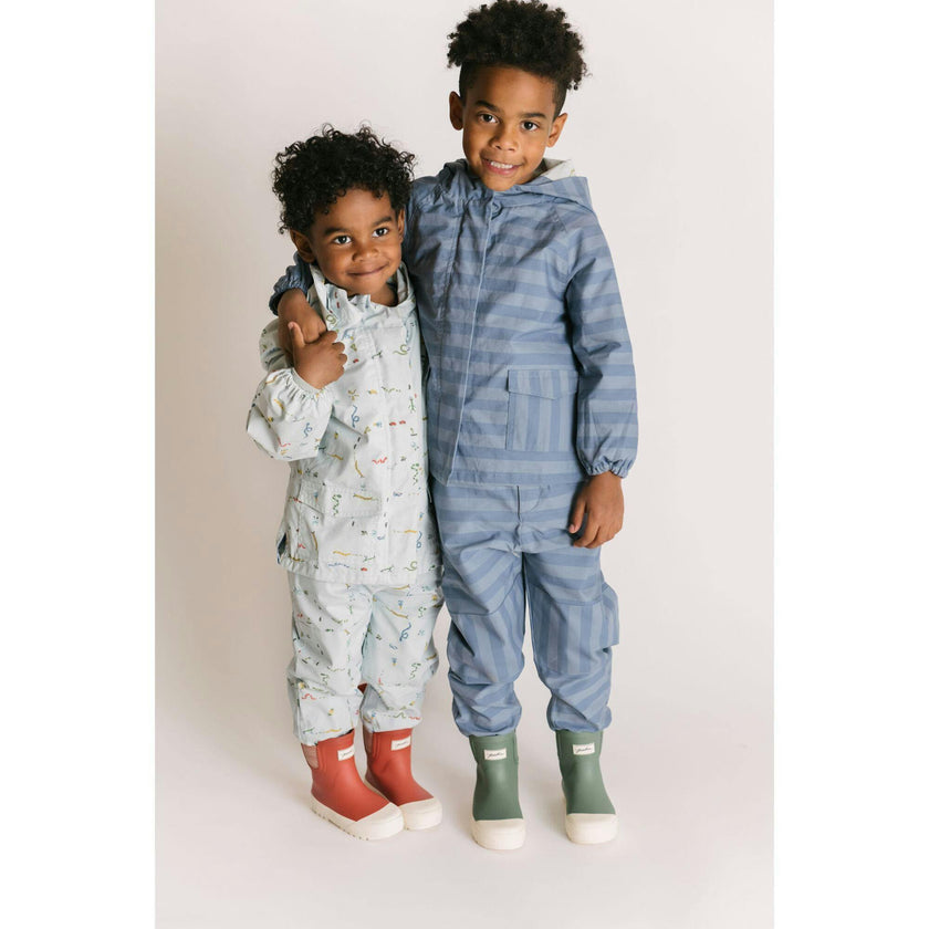 Park Jacket - Crawling Critters Blue, Multi