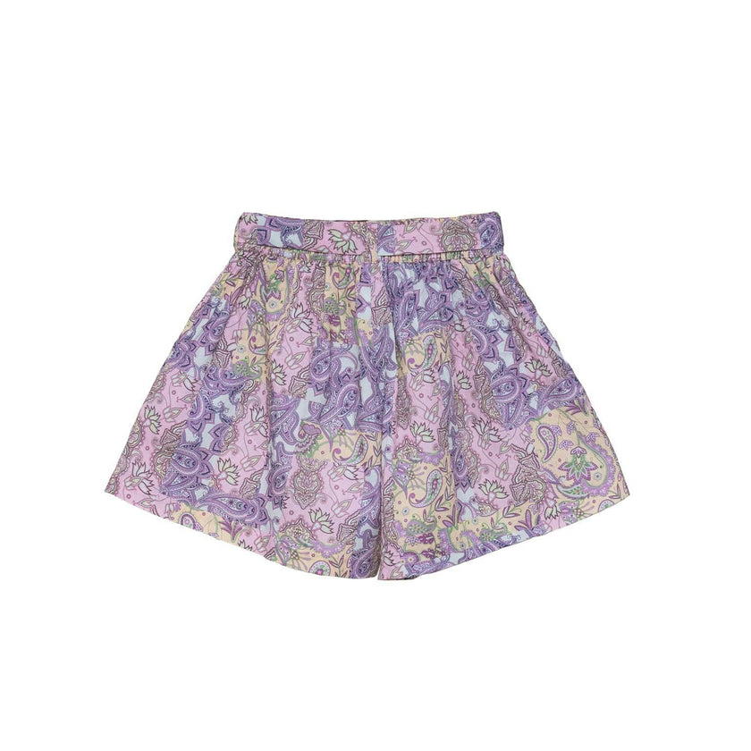 Cotton Shorts with Belt