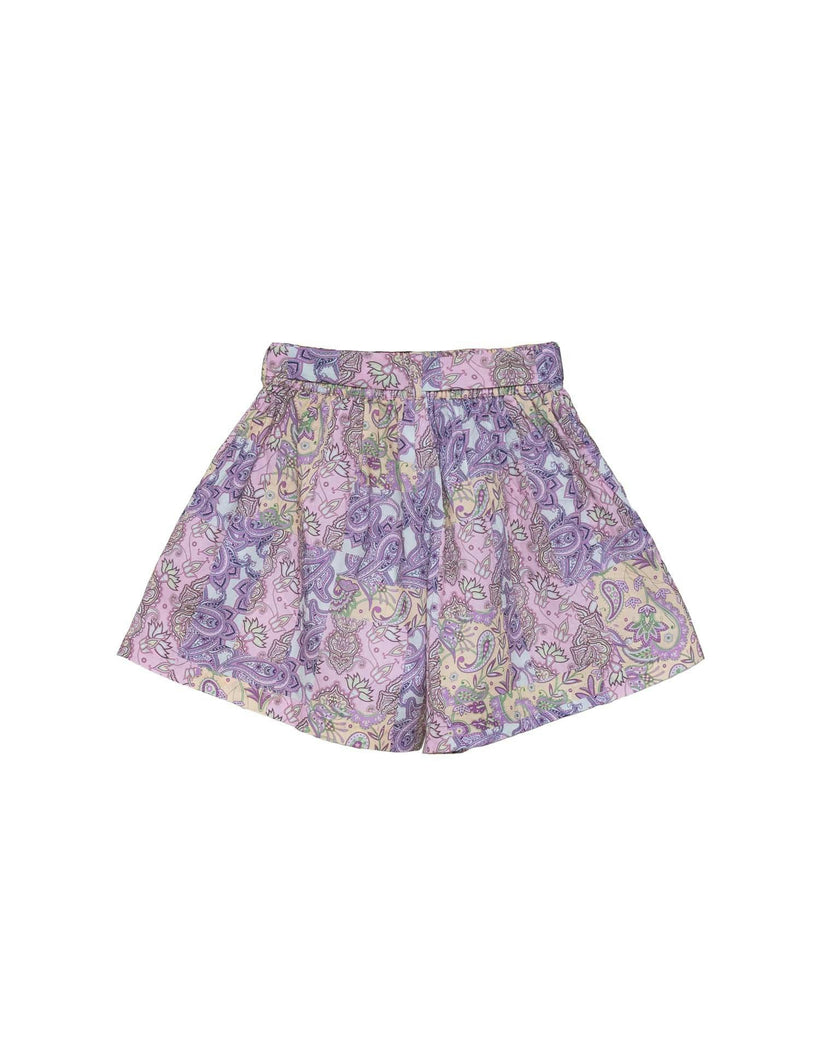 Cotton Shorts with Belt