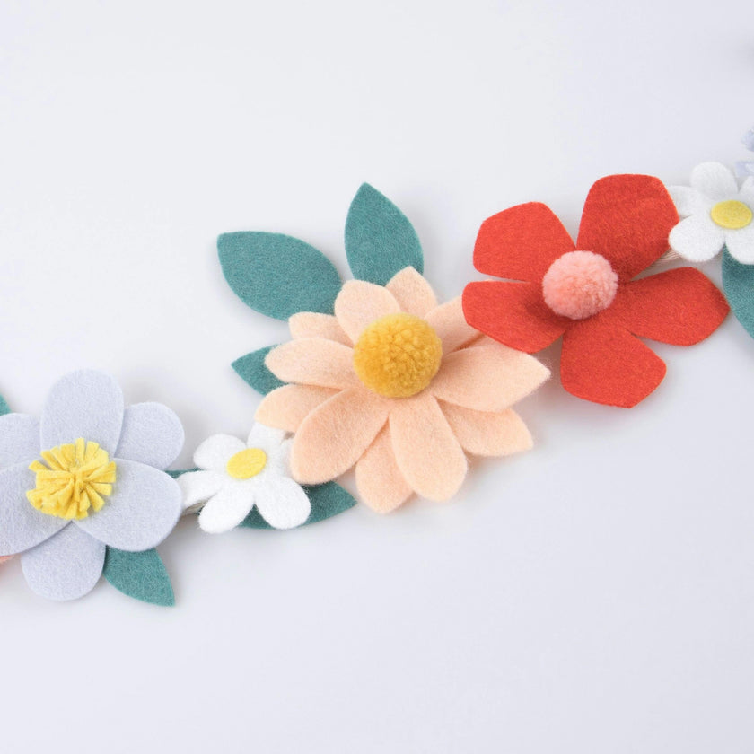 Felt Flower Garland