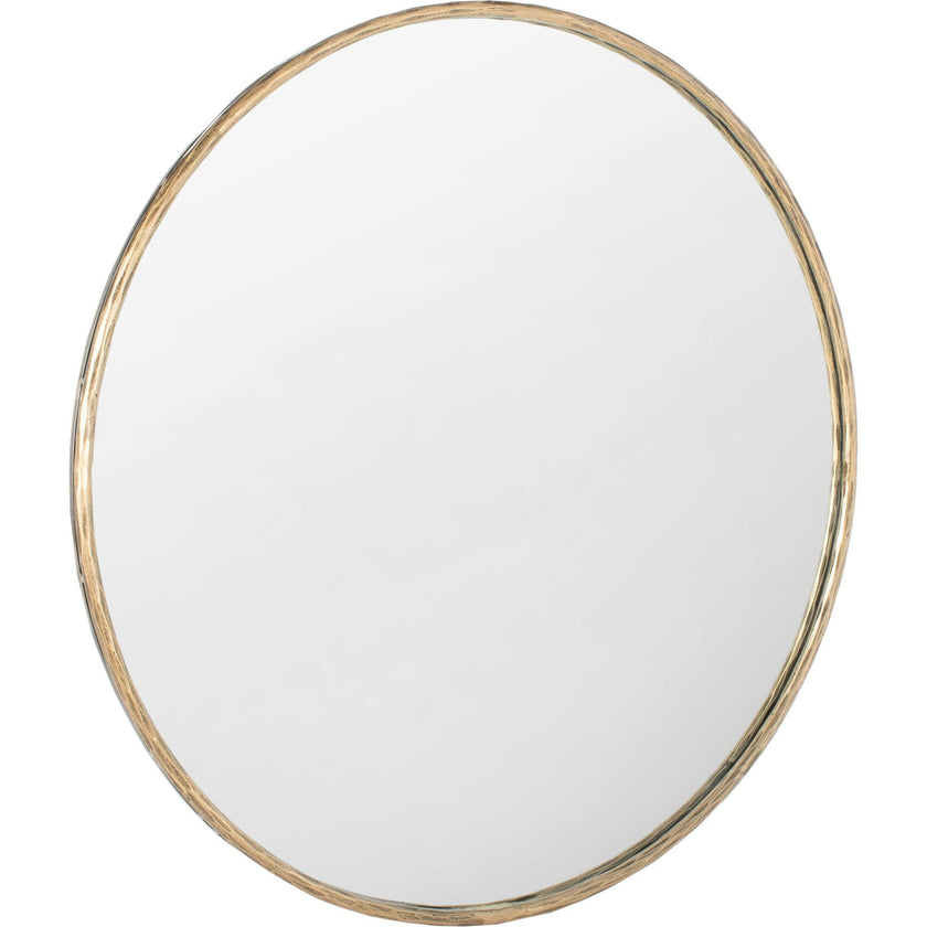 Renee Round Metal Mirror