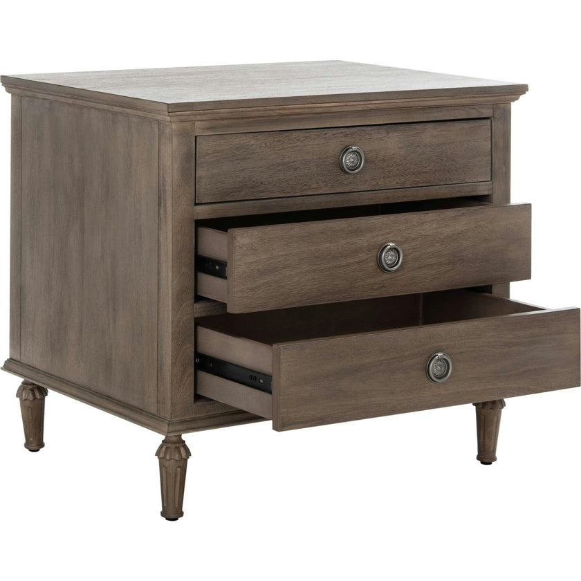 Lisabet 3 Drawer Nightstand