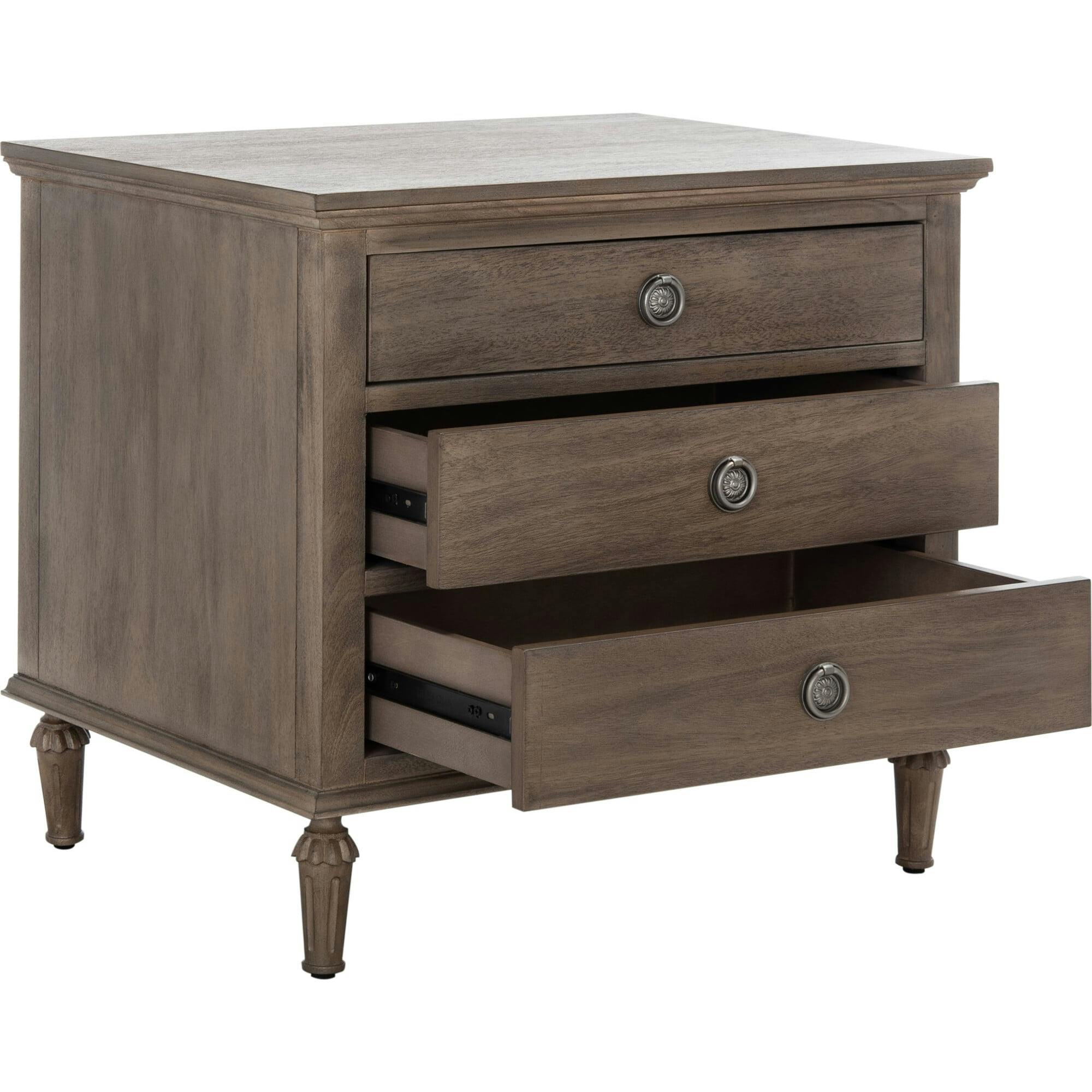Lisabet 3 Drawer Nightstand