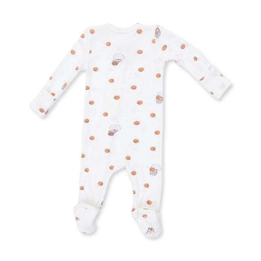 Mini Basketballs - 2 Way Zipper Footie