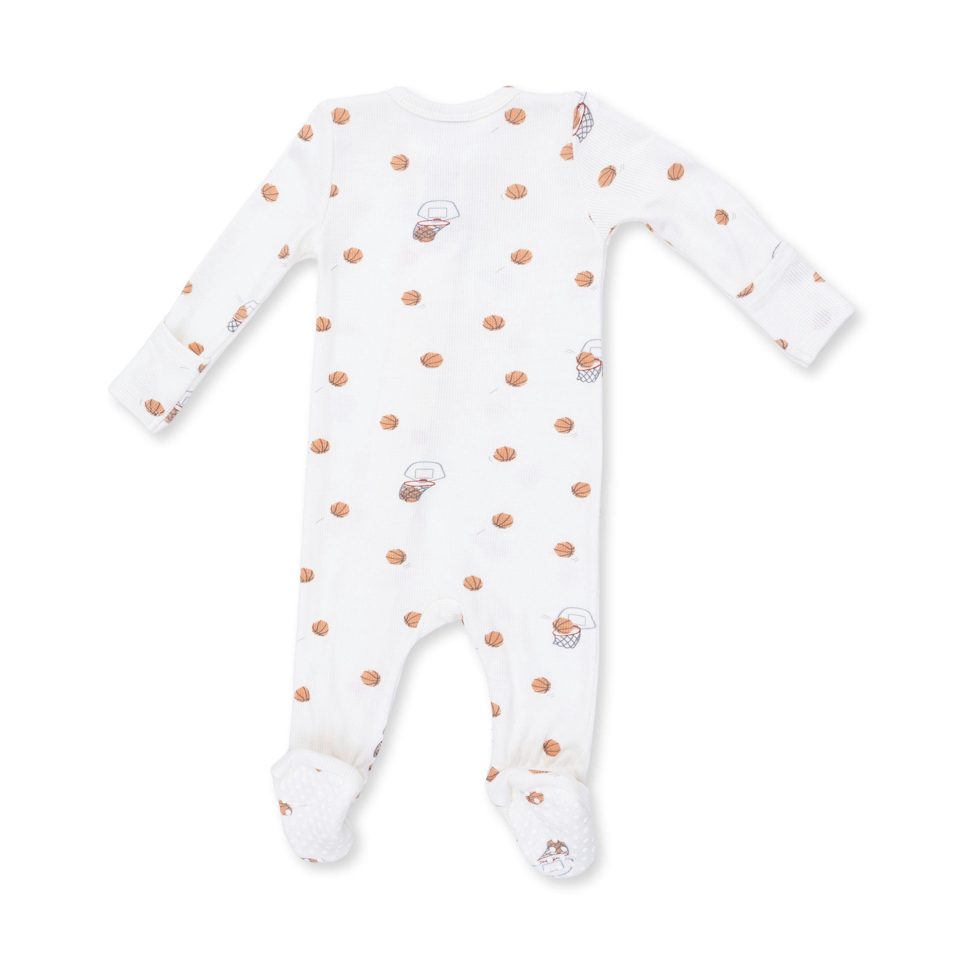 Mini Basketballs - 2 Way Zipper Footie