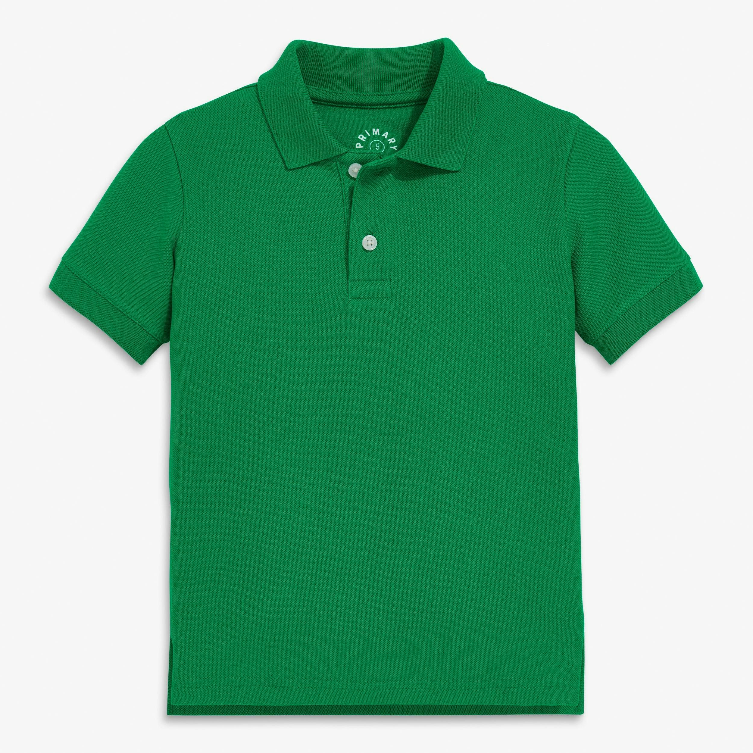 Kids short sleeve pique polo