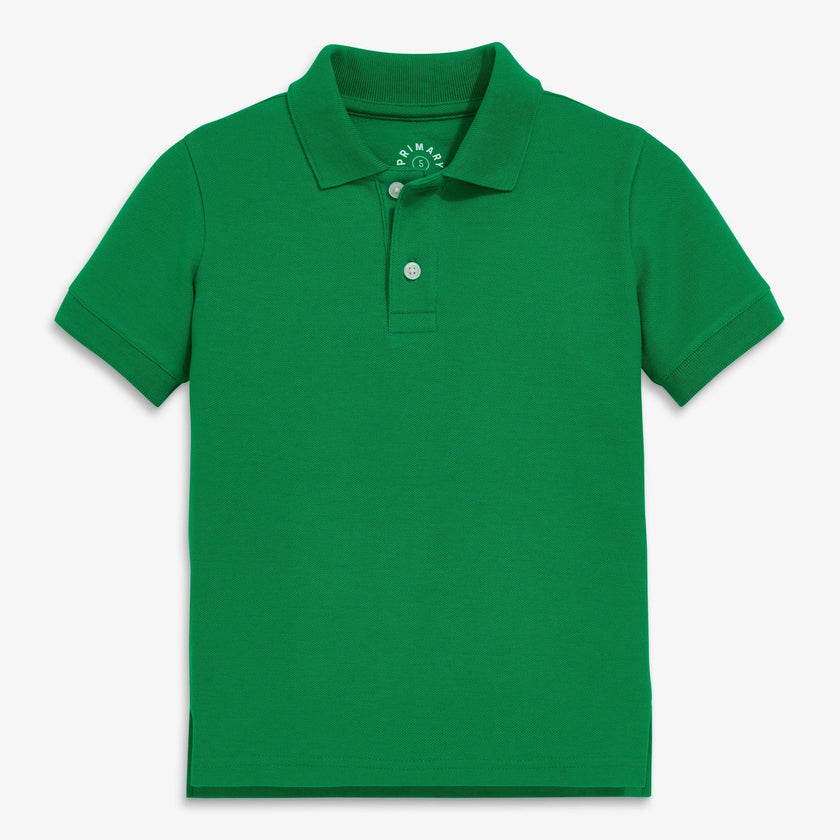 Kids short sleeve pique polo