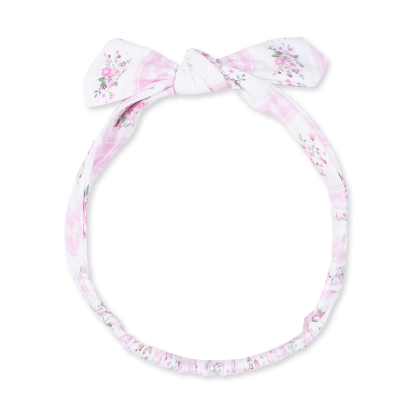 Bella Rose Stripe - Knot Headband