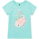 Koi Graphic Tee, Blue