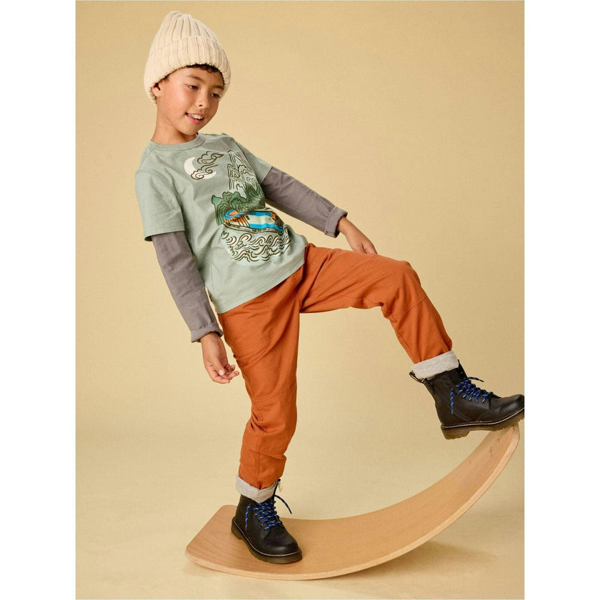 Cozy Does It Lined Pants, Brown