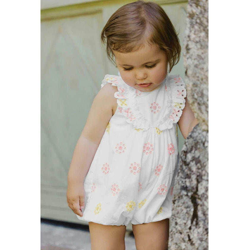 TARTINE ET CHOCOLAT Ruffled Floral Romper