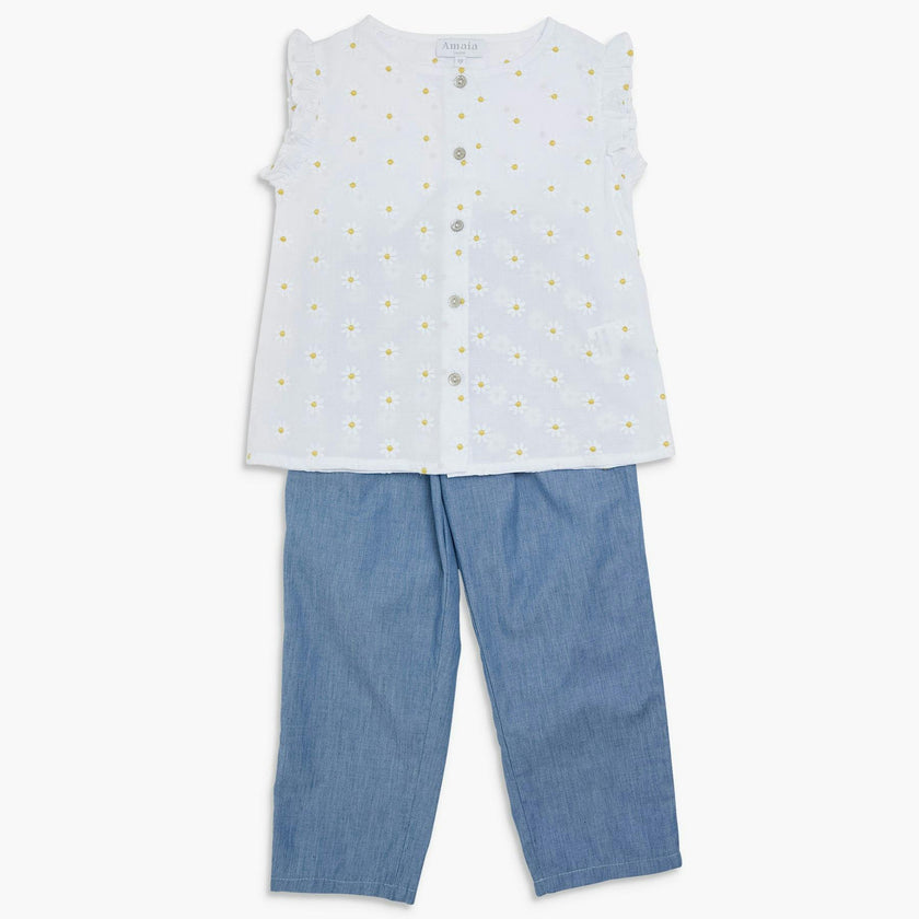 Celeste Pants Chambray