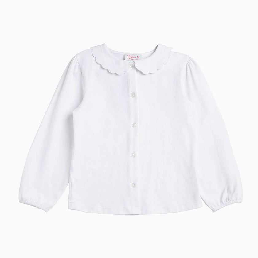 Petal Jersey Blouse