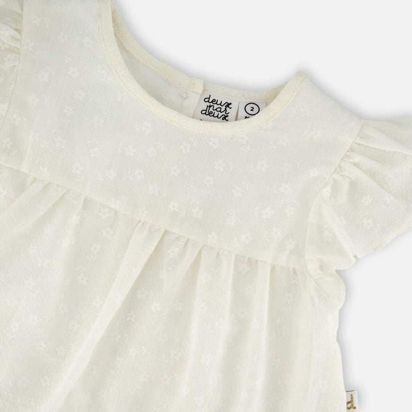 Printed Poplin Dress