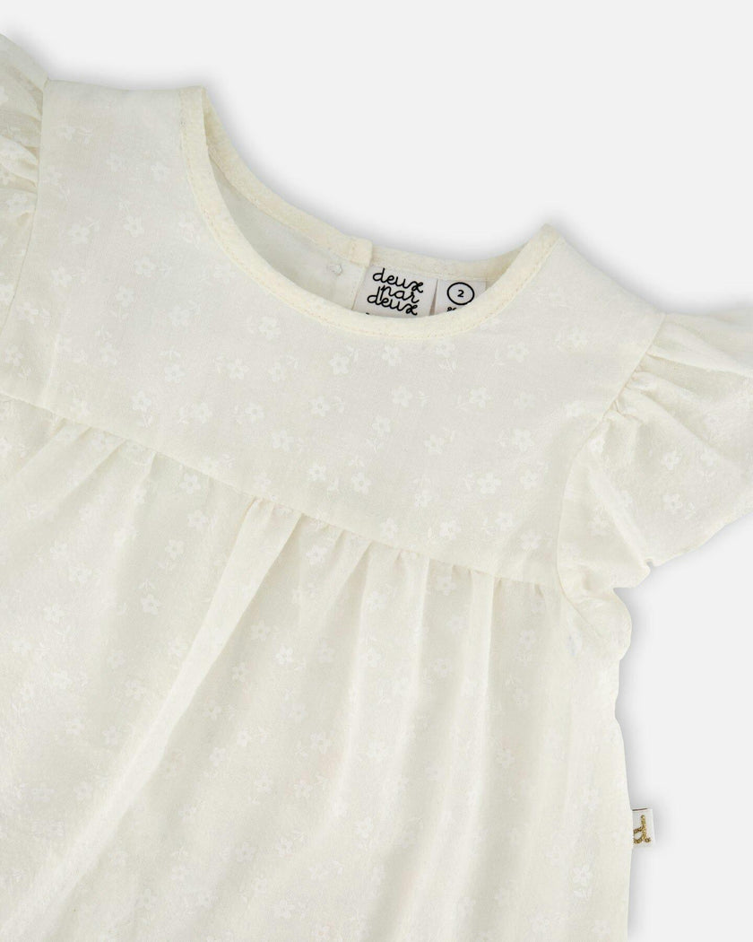Printed Poplin Dress