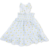 Lovely Lemons - Smocked Ruffle Sundress with Bloomer