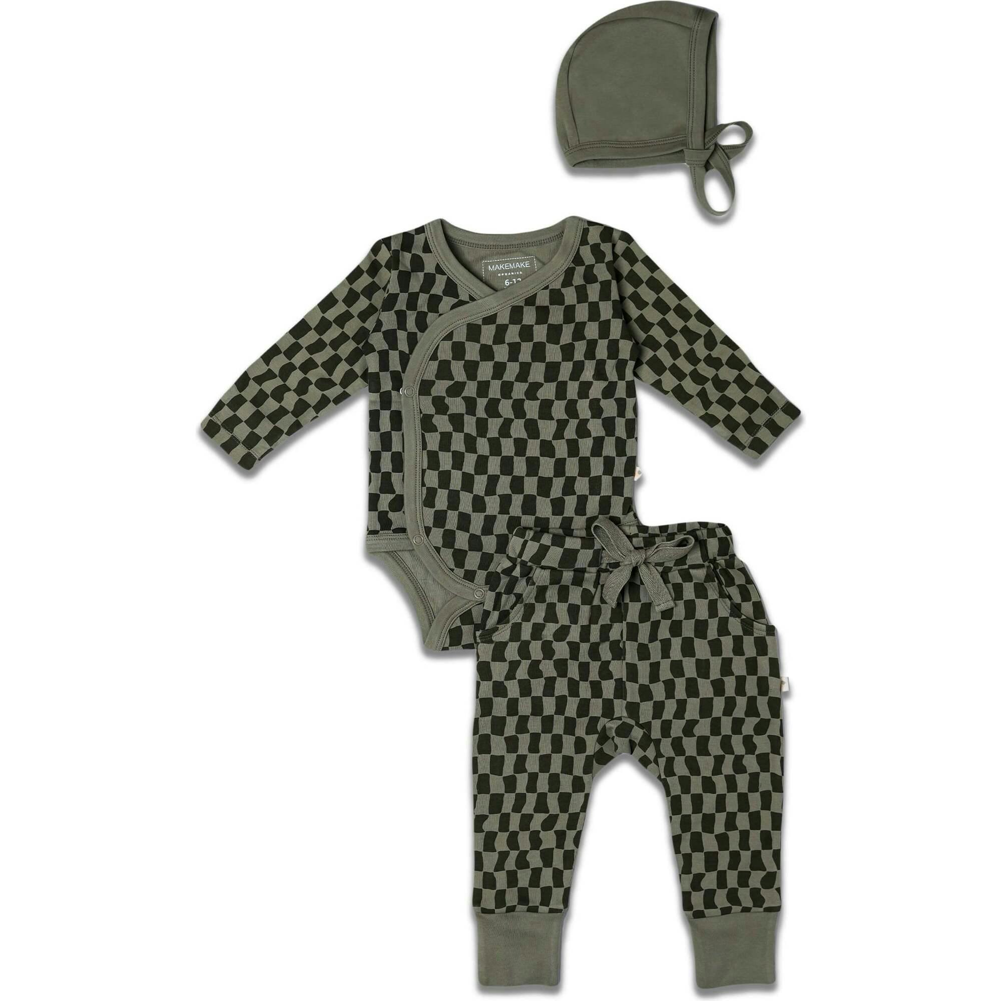 Organic Kimono Onesie & Pants Set