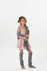 Willow Mauve Satin Skort