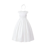 White Dalmira Puff Sleeve Formal Dress