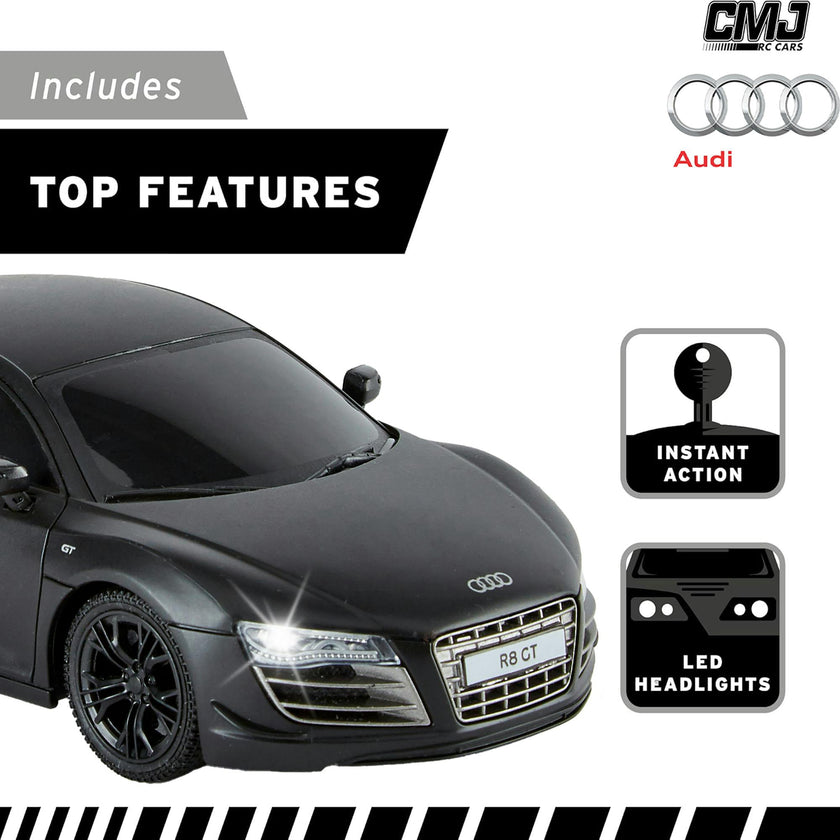 CMJ RC Car: Audi R8 GT - Black