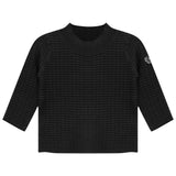 Knit Ribbed Mock Neck Top