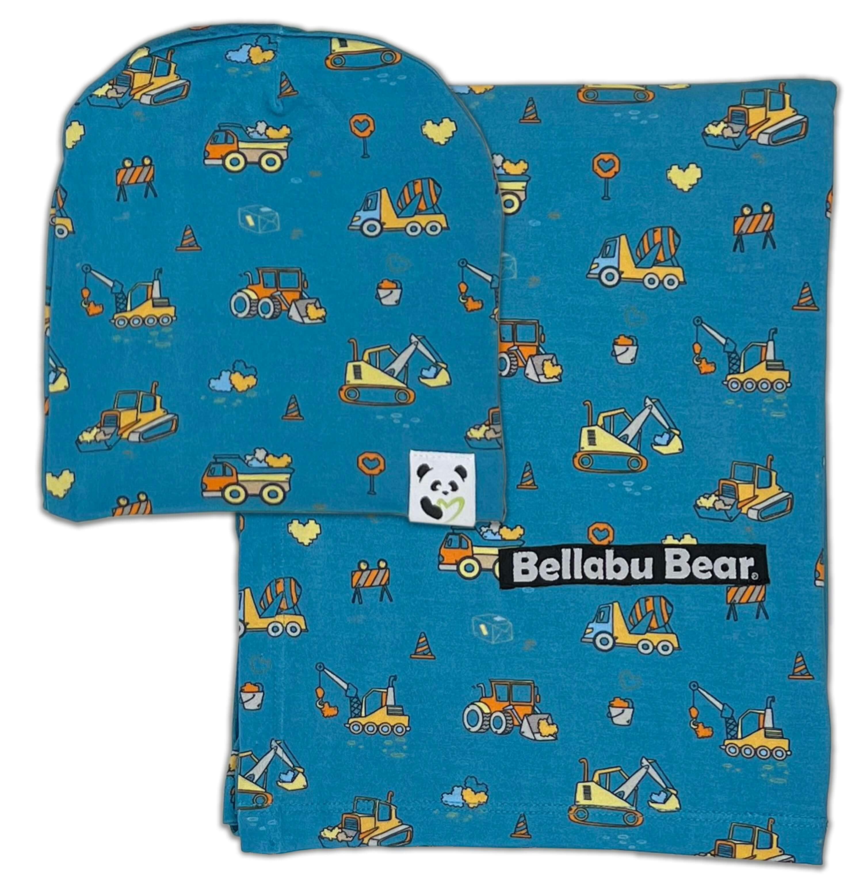 Milk & Cookies Original Bamboo Swaddle & Beanie Set