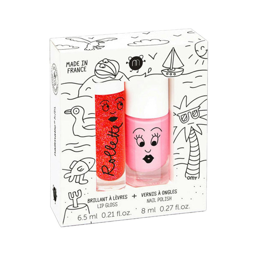 Polish & Lip Gloss Holidays Set