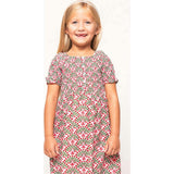 Mini Parker Dress in Floral Fan
