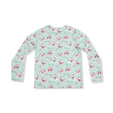 Golfing Santa and Elves - Adult Long Sleeve Top